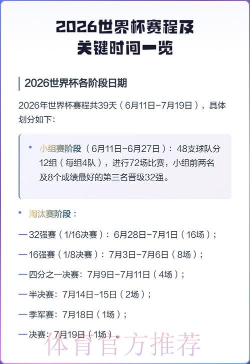 2026世界杯赛程公布时间及其影响分析 2026世界杯赛程公布时间及其影响分析